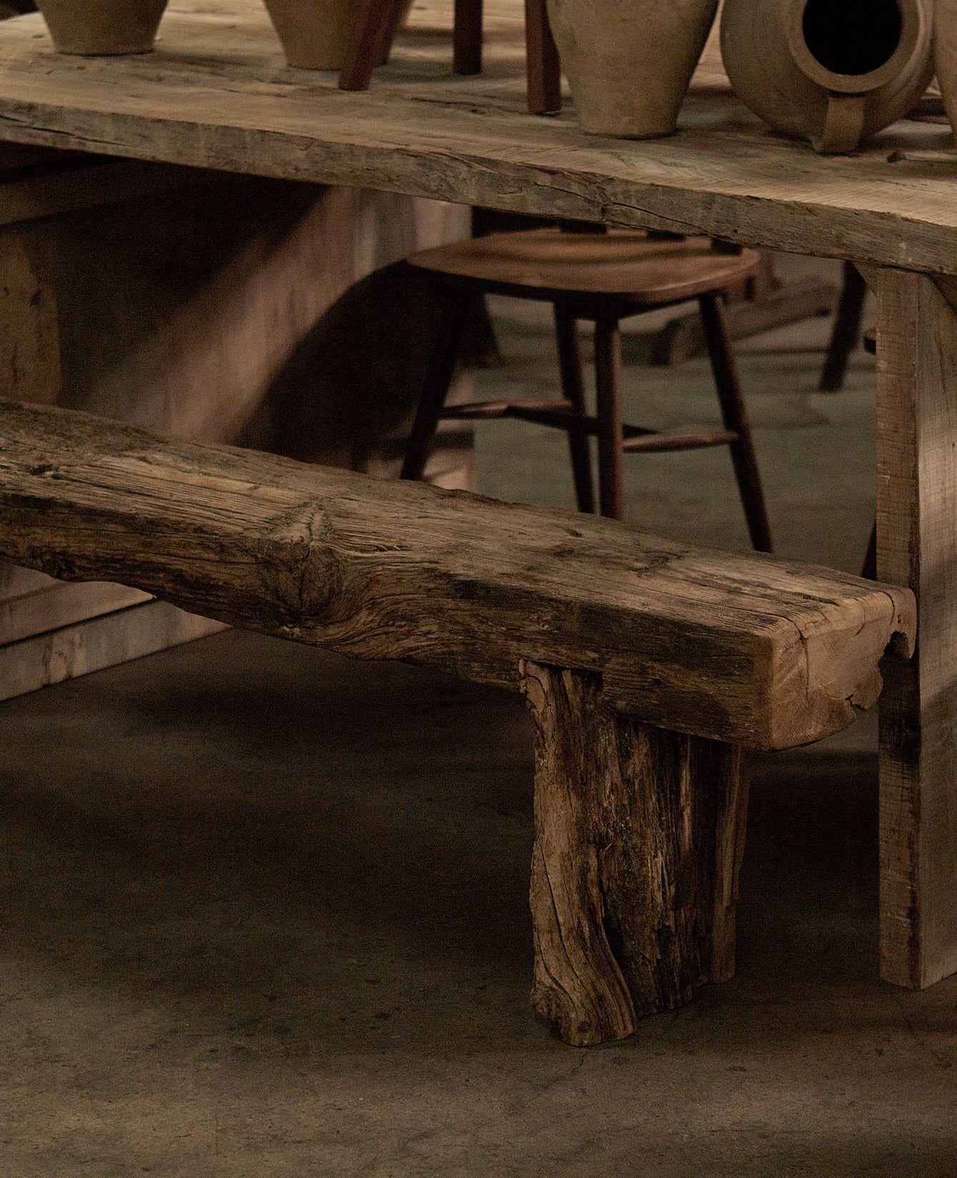 Acacia Wood Bench - Image 3