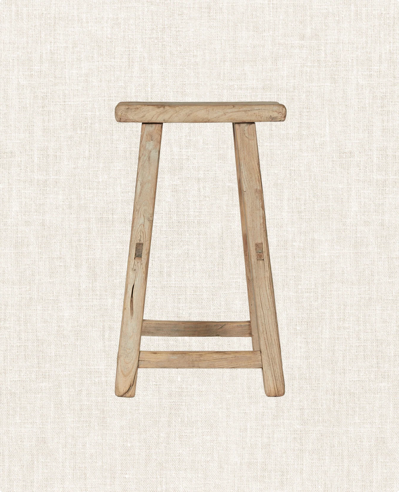 Elm Wood Stool - Image 2