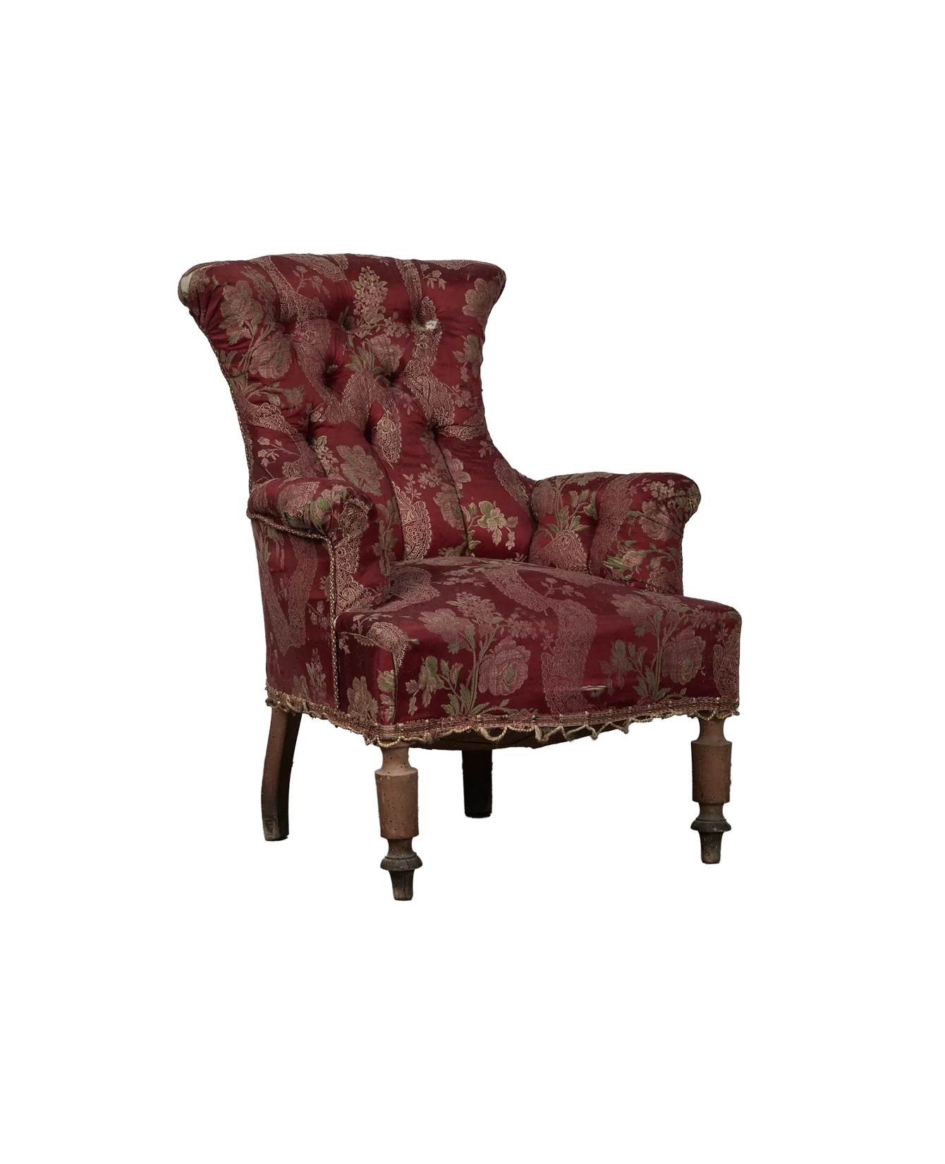 Floral Armchair - As Is