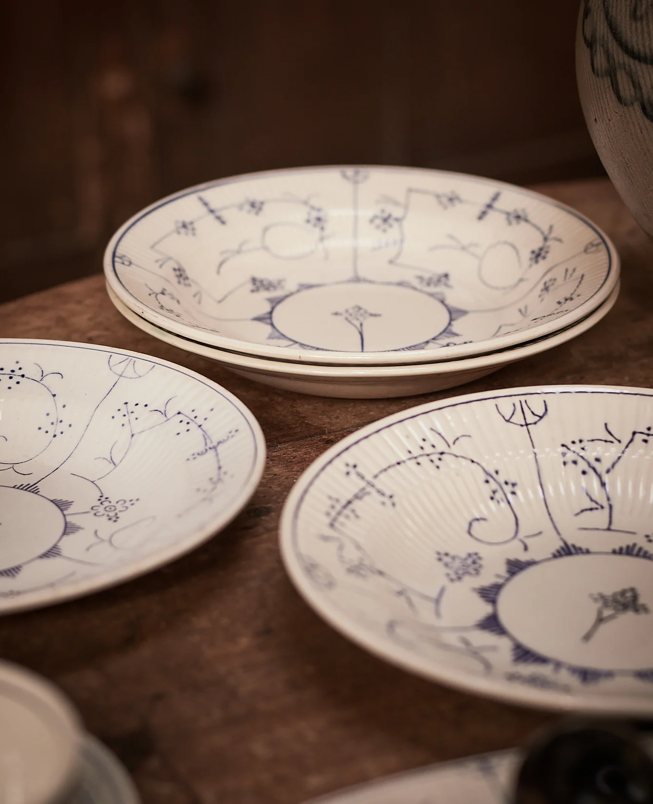 Royal Boch Dinner Bowl - Blue Floral - Image 4