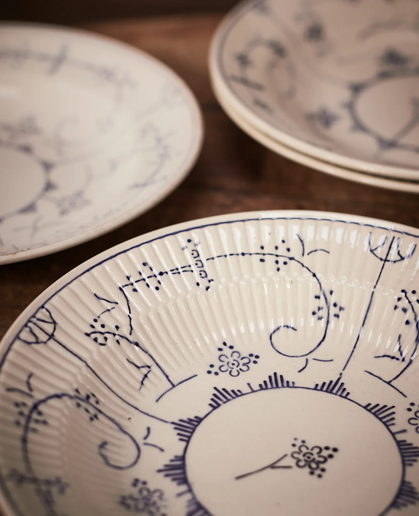 Royal Boch Dinner Bowl - Blue Floral - Image 5