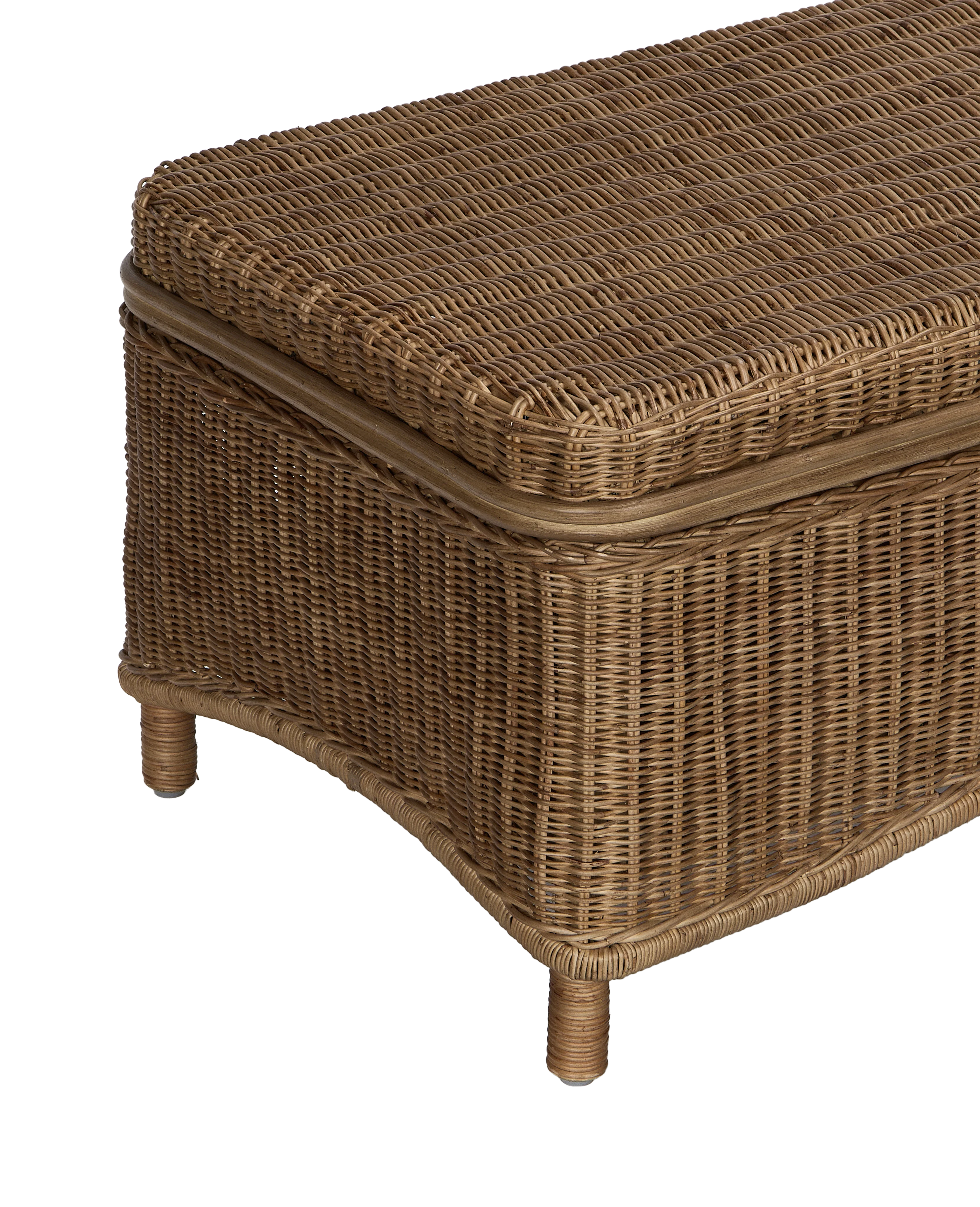 True West Rattan Coffee Table - Image 4
