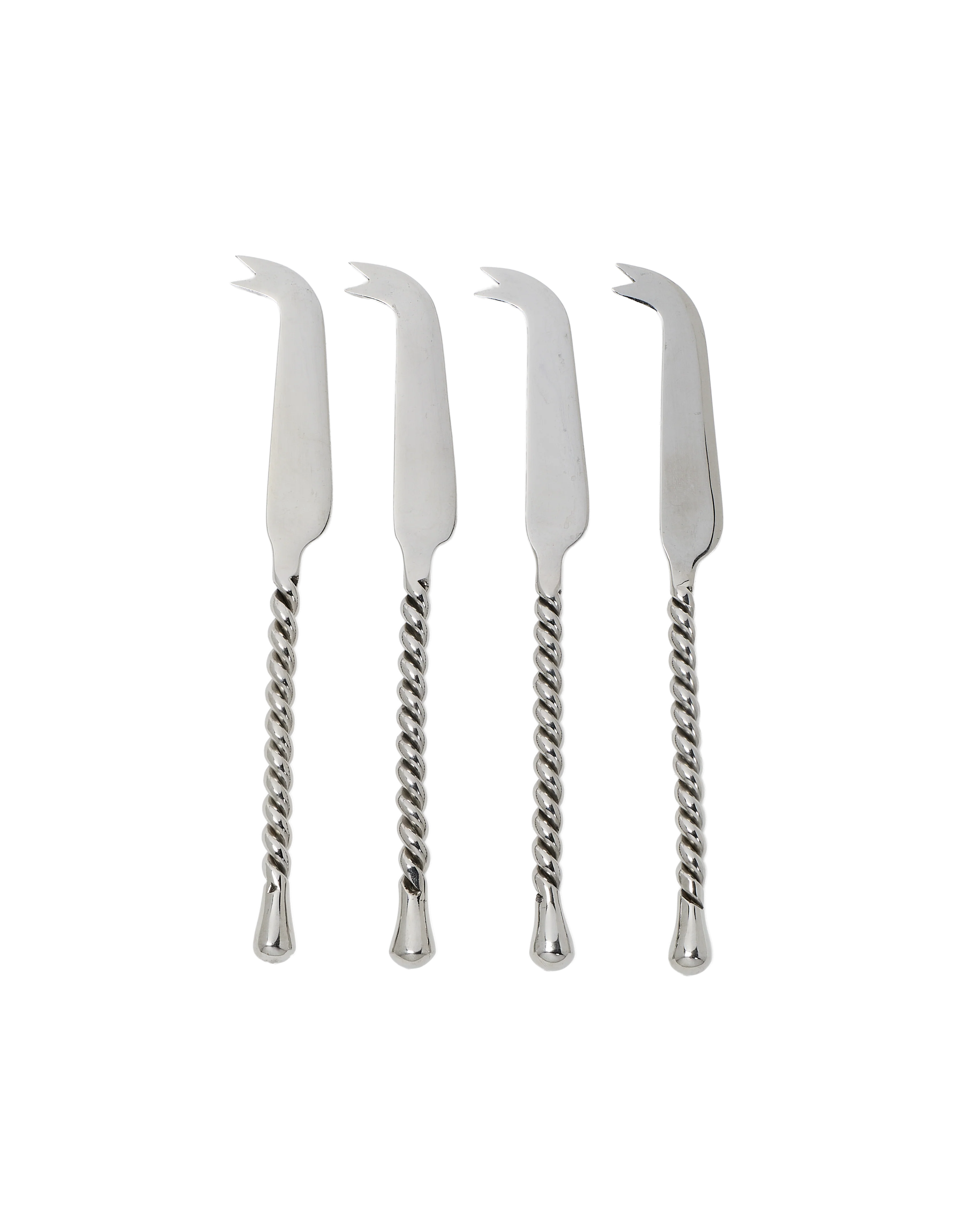 Twisted Cheese Knives  - Set of 4