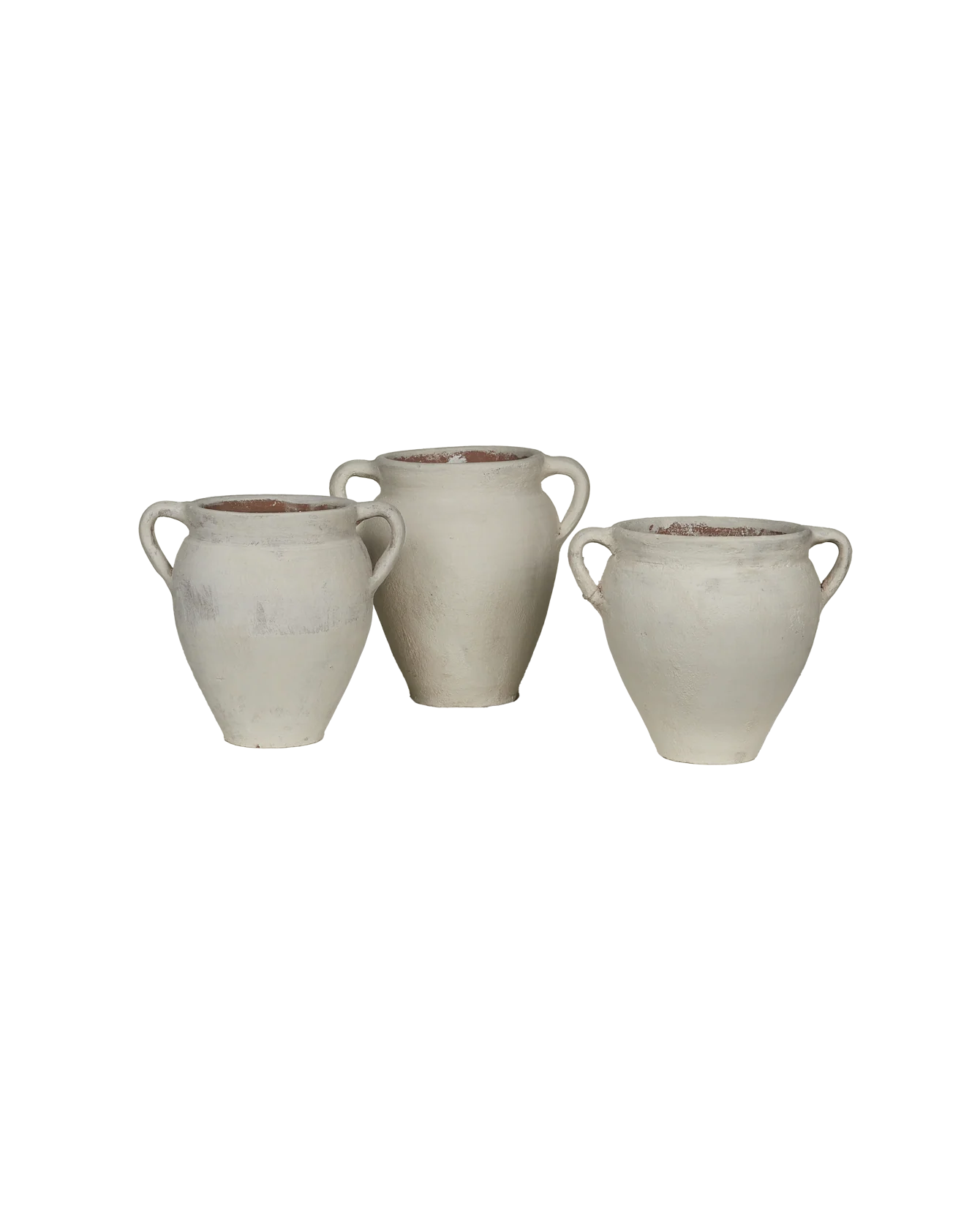 Two Handle Pot - Limewash - Image 2